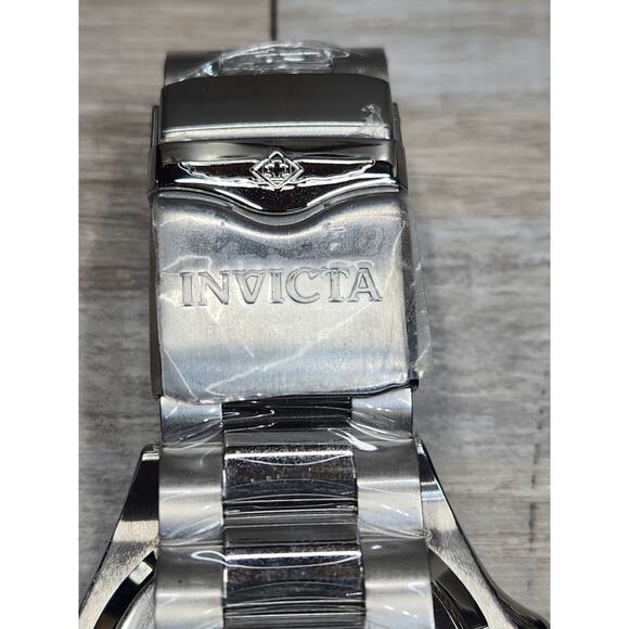 Invicta Men 48mm Grand Diver Quartz Date Silver Gold Bezel Bracelet 300m Watch - Picture 7 of 9
